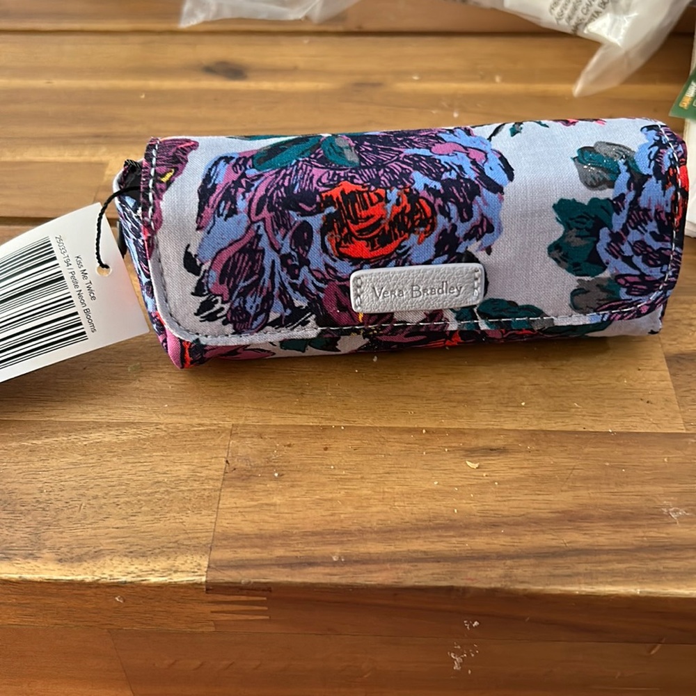 Vera Bradley. Brand new lipstick holder.  Kiss me twice pattern